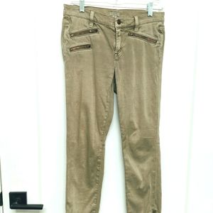 Olive green J. Crew. Skinny jeans